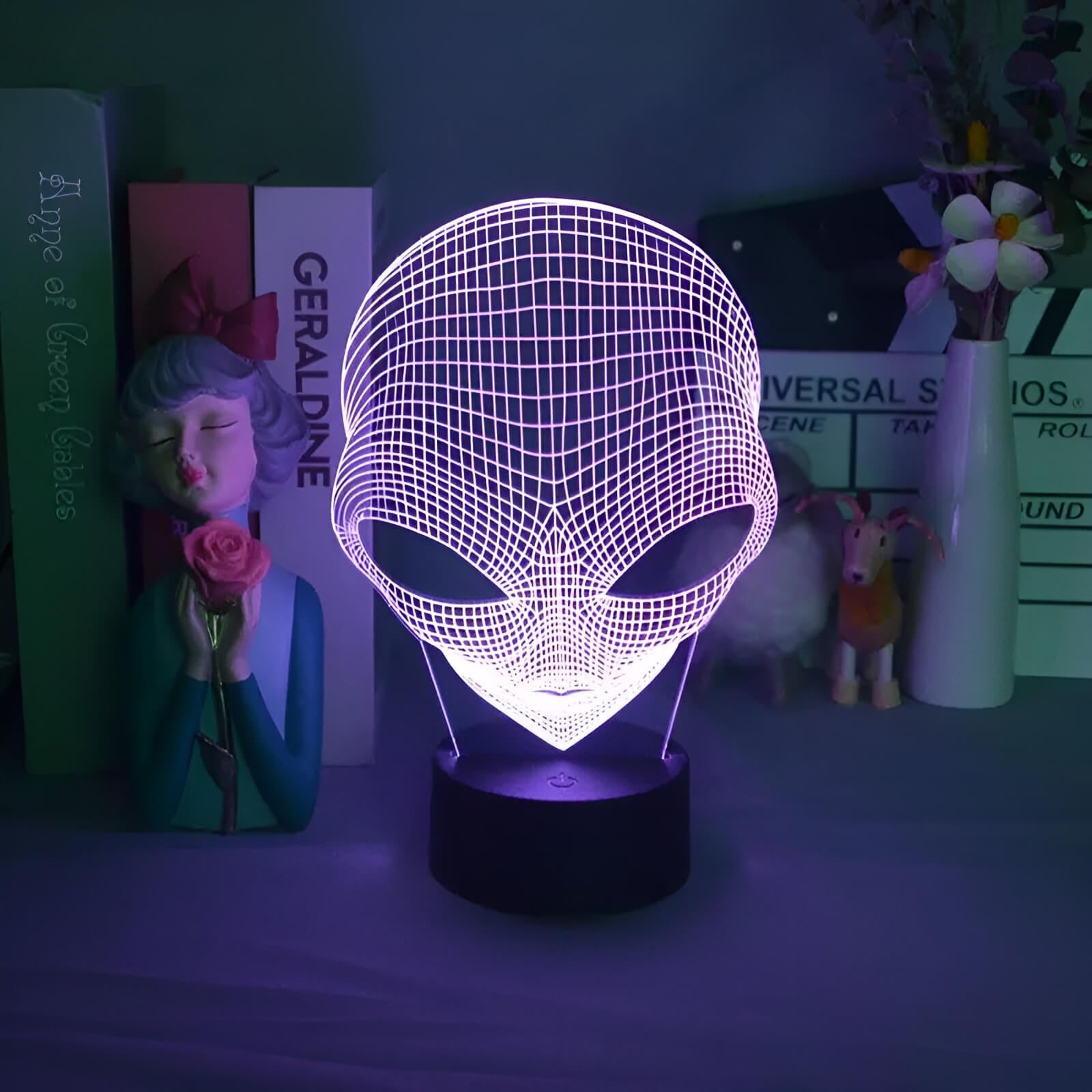 Lampe 3D Alien - Déco Gaming