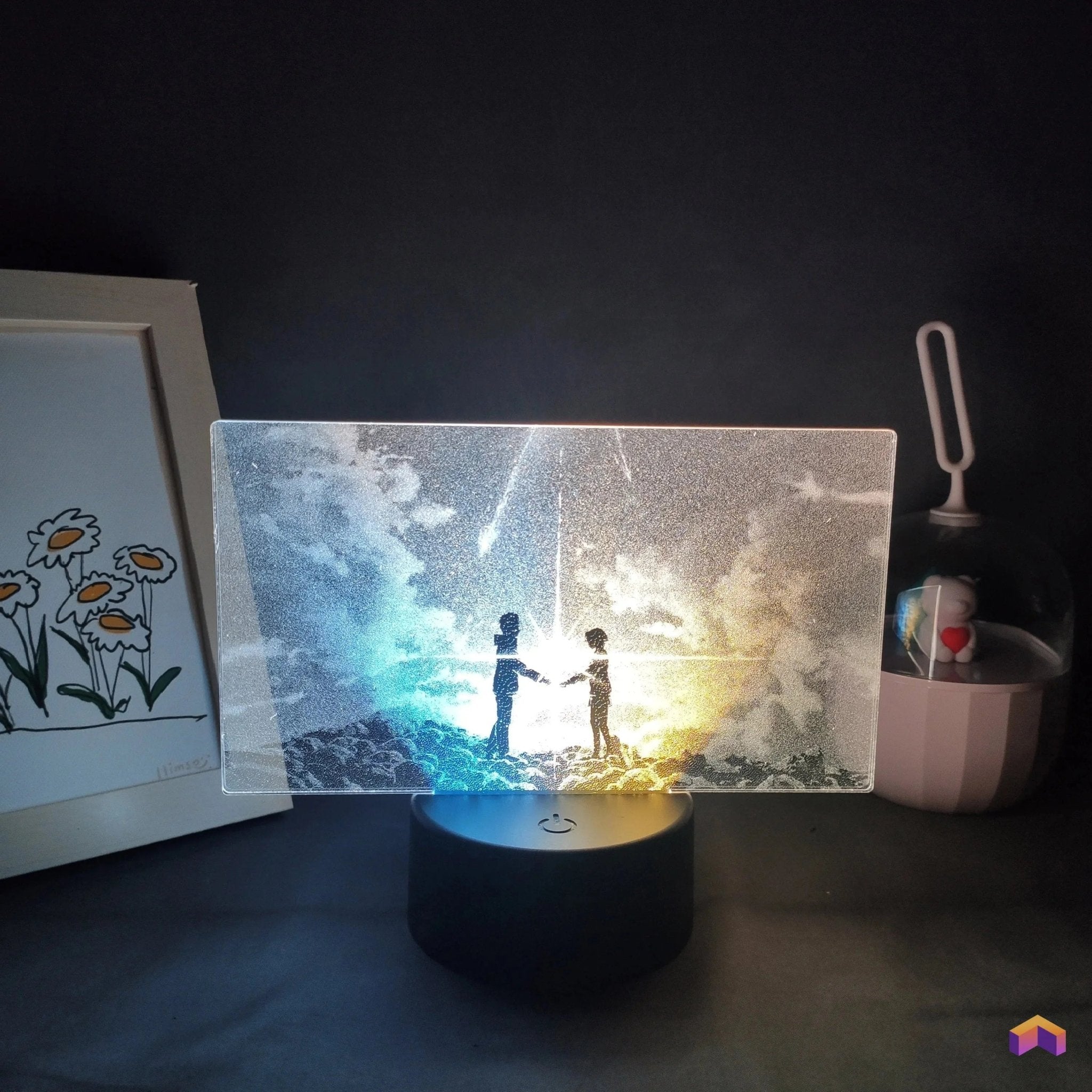 Lampe 3D Your Name - Déco Gaming