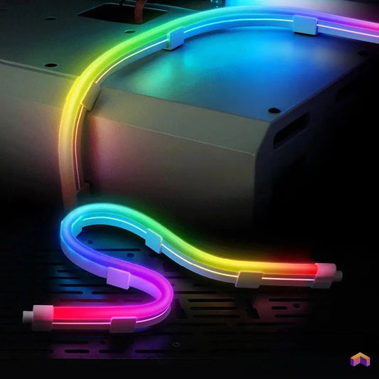 Bande LED néon pour PC Fixe - Déco Gaming