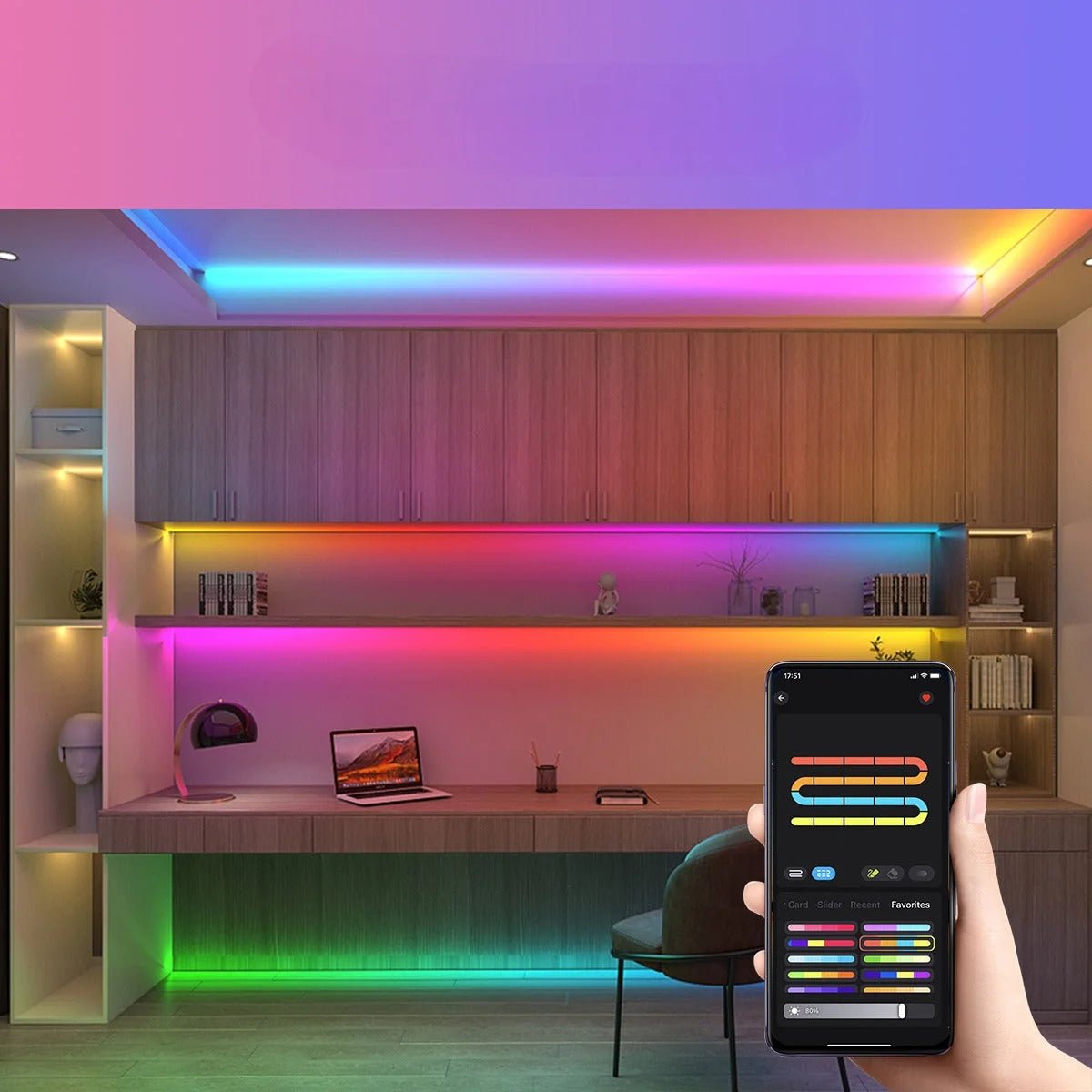 Bande LED RGB Wifi - Déco Gaming
