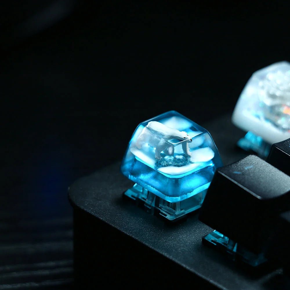 Keycap Ours Polaire - Déco Gaming