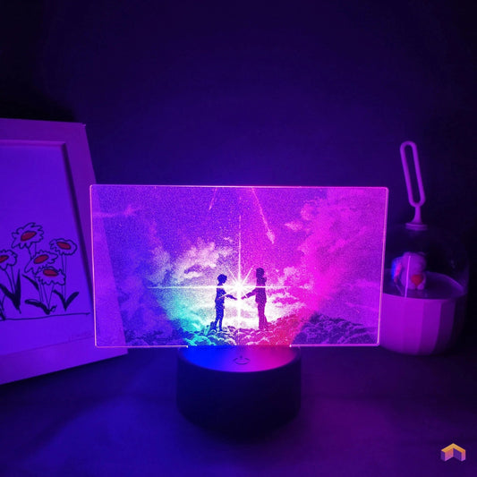 Lampe 3D Your Name - Déco Gaming
