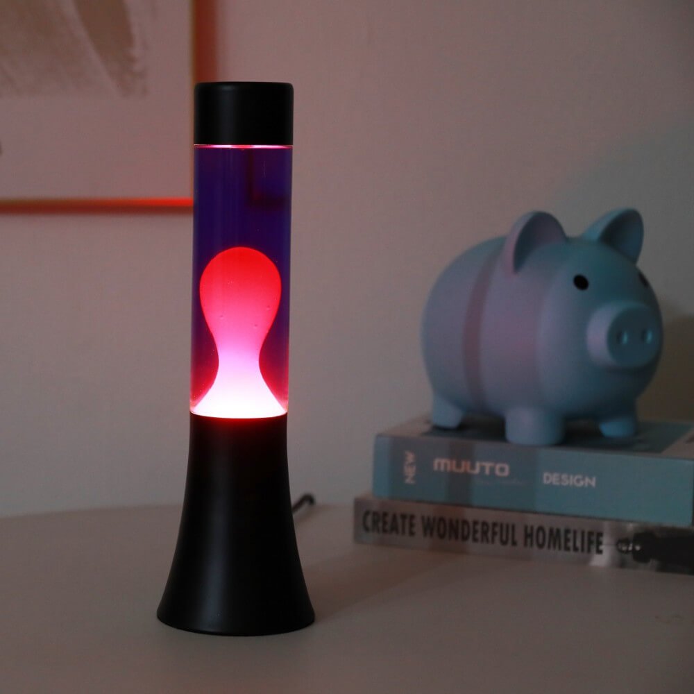 Lampe à Lave Violette - Déco Gaming