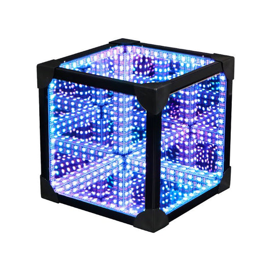 Lampe de bureau Cube aux mille miroirs 3D - Déco Gaming