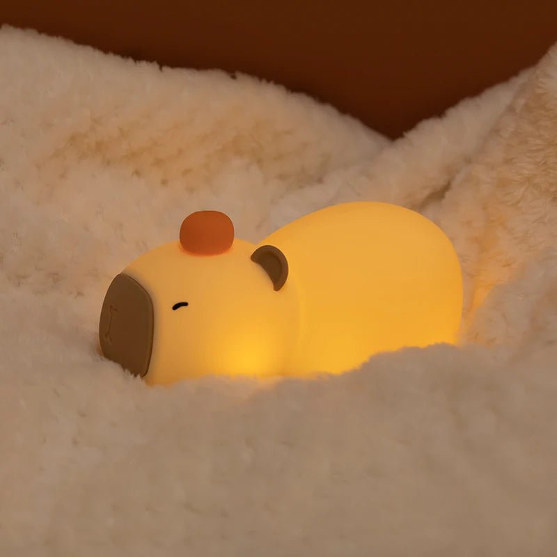 Lampe de bureau en silicone Capybara - Déco Gaming