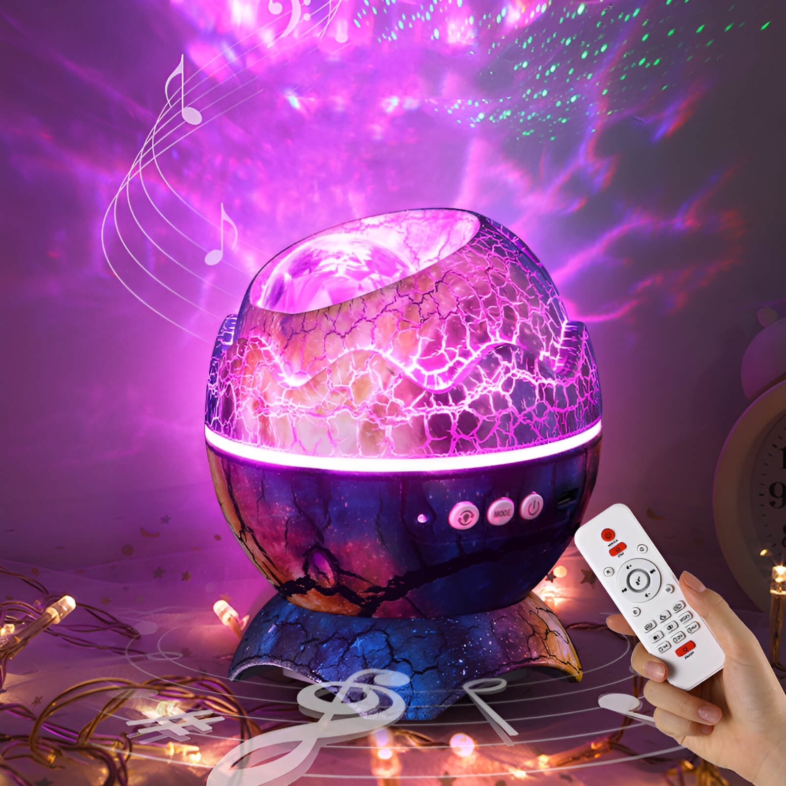 Projecteur Galaxie œuf de Dinosaure - Déco Gaming