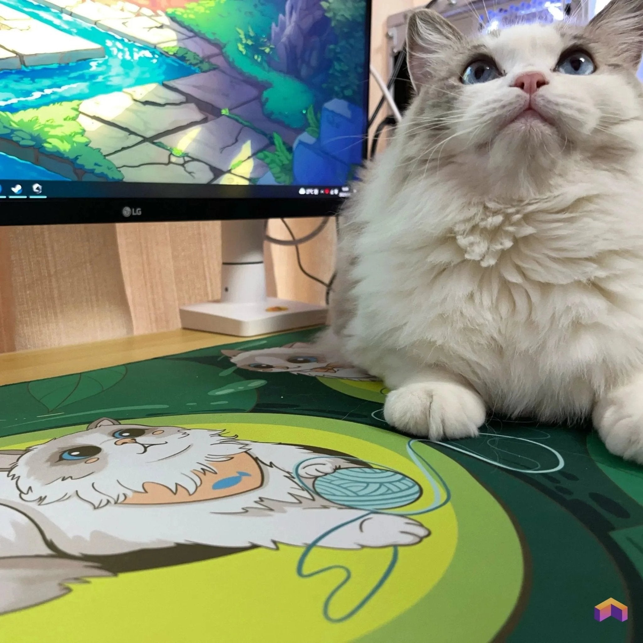 Tapis de souris XXL Chat - Déco Gaming